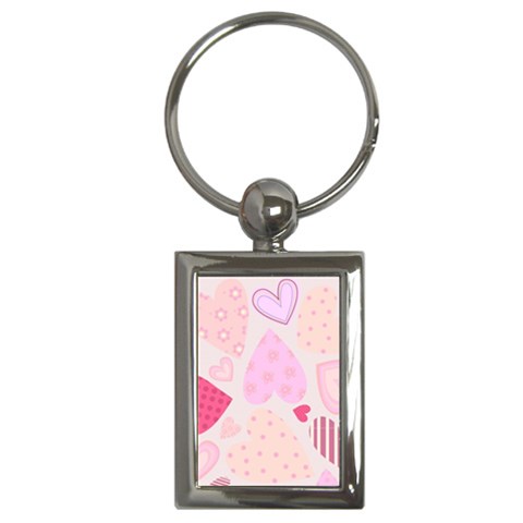 love05_bg3 Key Chain (Rectangle) from ArtsNow.com Front