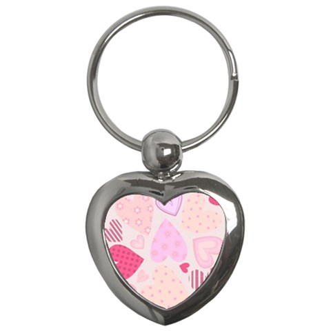 love05_bg3 Key Chain (Heart) from ArtsNow.com Front