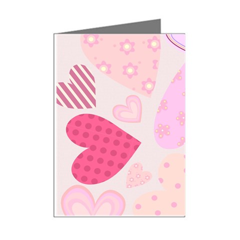 love05_bg3 Mini Greeting Cards (Pkg of 8) from ArtsNow.com Right