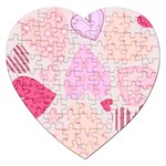 love05_bg3 Jigsaw Puzzle (Heart)