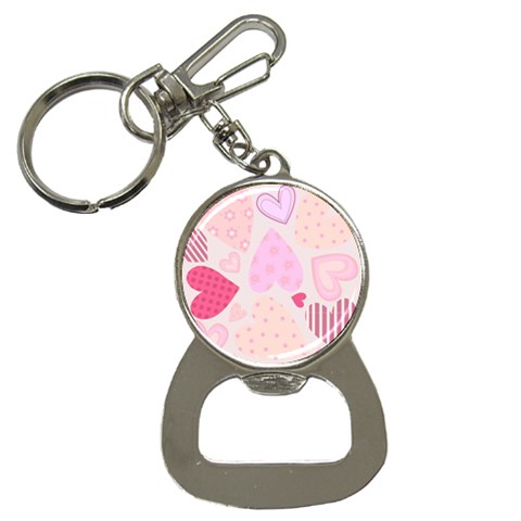 love05_bg3 Bottle Opener Key Chain from ArtsNow.com Front