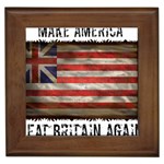 make america great britain again Framed Tile