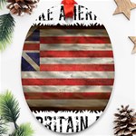 make america great britain again Ornament (Oval)