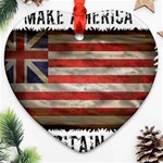 make america great britain again Ornament (Heart)