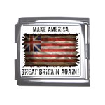 make america great britain again Mega Link Italian Charm (18mm)