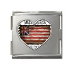 make america great britain again Mega Link Heart Italian Charm (18mm)