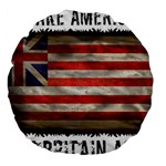 make america great britain again Large 18  Premium Round Cushion 