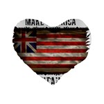 make america great britain again Standard 16  Premium Heart Shape Cushion 