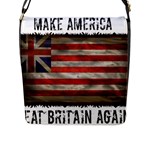 make america great britain again Flap Closure Messenger Bag (L)