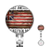 make america great britain again Stainless Steel Nurses Watch