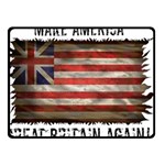 make america great britain again Double Sided Fleece Blanket (Small)