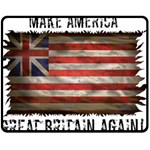 make america great britain again Double Sided Fleece Blanket (Medium)