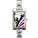 Statue of Liberty Rectangle Italian Charm Watch