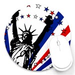 Statue of Liberty Round Mousepad