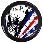 Statue of Liberty Wall Clock (Black)