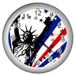 Statue of Liberty Wall Clock (Silver)