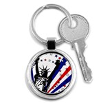 Statue of Liberty Key Chain (Round)