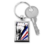 Statue of Liberty Key Chain (Rectangle)