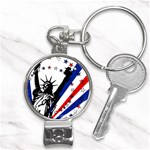 Statue of Liberty Nail Clippers Key Chain