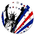 Statue of Liberty Magnet 5  (Round)