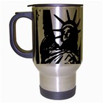 Statue of Liberty Travel Mug (Silver Gray)