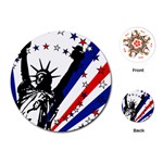 Statue of Liberty Playing Cards Single Design (Round)