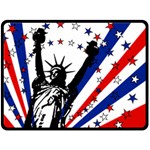 Statue of Liberty Fleece Blanket (Large)