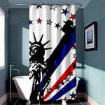 Statue of Liberty Shower Curtain 36  x 72  (Stall)