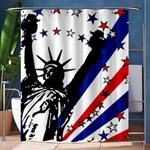 Statue of Liberty Shower Curtain 60  x 72  (Medium)