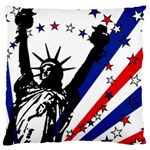 Statue of Liberty Large Cushion Case (One Side)