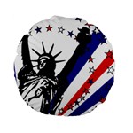 Statue of Liberty Standard 15  Premium Round Cushion 