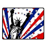 Statue of Liberty Double Sided Fleece Blanket (Small)