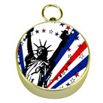 Statue of Liberty Gold Compass