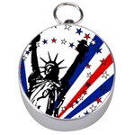 Statue of Liberty Silver Compass