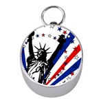 Statue of Liberty Silver Compass (Mini)