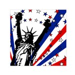 Statue of Liberty Small Satin Scarf (Square)