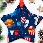 Usa 4th July America Independence Day Ornament (Star)