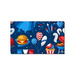 Usa 4th July America Independence Day Sticker (Rectangular)