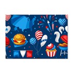 Usa 4th July America Independence Day Sticker A4 (10 pack)