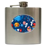 Usa 4th July America Independence Day Hip Flask (6 oz)