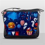 Usa 4th July America Independence Day Messenger Bag