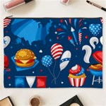 Usa 4th July America Independence Day Cosmetic Bag (XXXL)