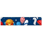 Usa 4th July America Independence Day Small Flano Scarf