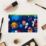 Usa 4th July America Independence Day Cosmetic Bag (XS)