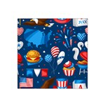 Usa 4th July America Independence Day Satin Bandana Scarf