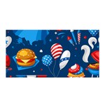 Usa 4th July America Independence Day Satin Wrap