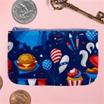 Usa 4th July America Independence Day Large Coin Purse