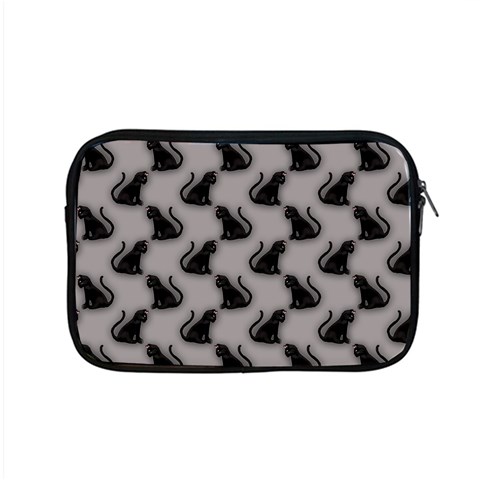 Black Cats On Gray Apple MacBook Pro 15  Zipper Case from ArtsNow.com Front