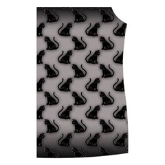 Black Cats On Gray Women s Button Up Vest from ArtsNow.com Front Left