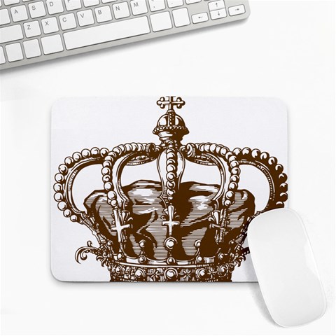 Crown001_brown Small Mousepad from ArtsNow.com Front